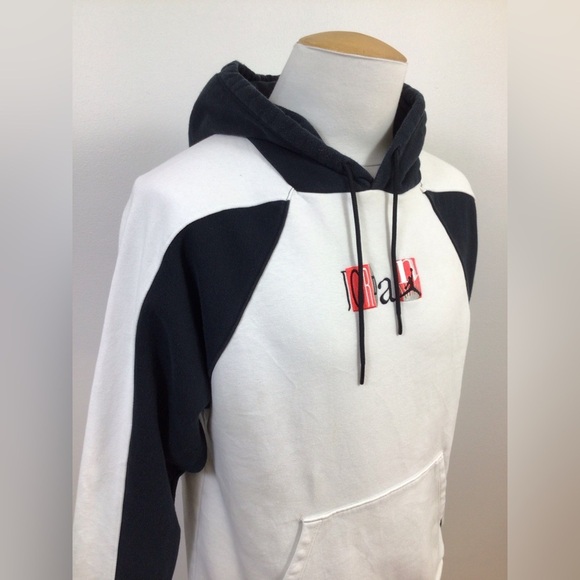 Nike Air Jordan Legacy Flight Nostalgia AJ 9 White Men's Hoodie, sz MD - Picture 10 of 16